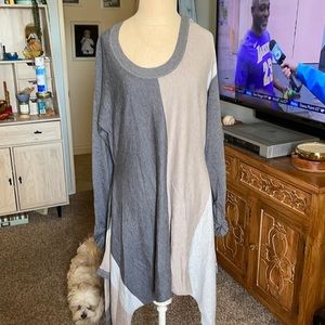 Long sweater two toned great with layers